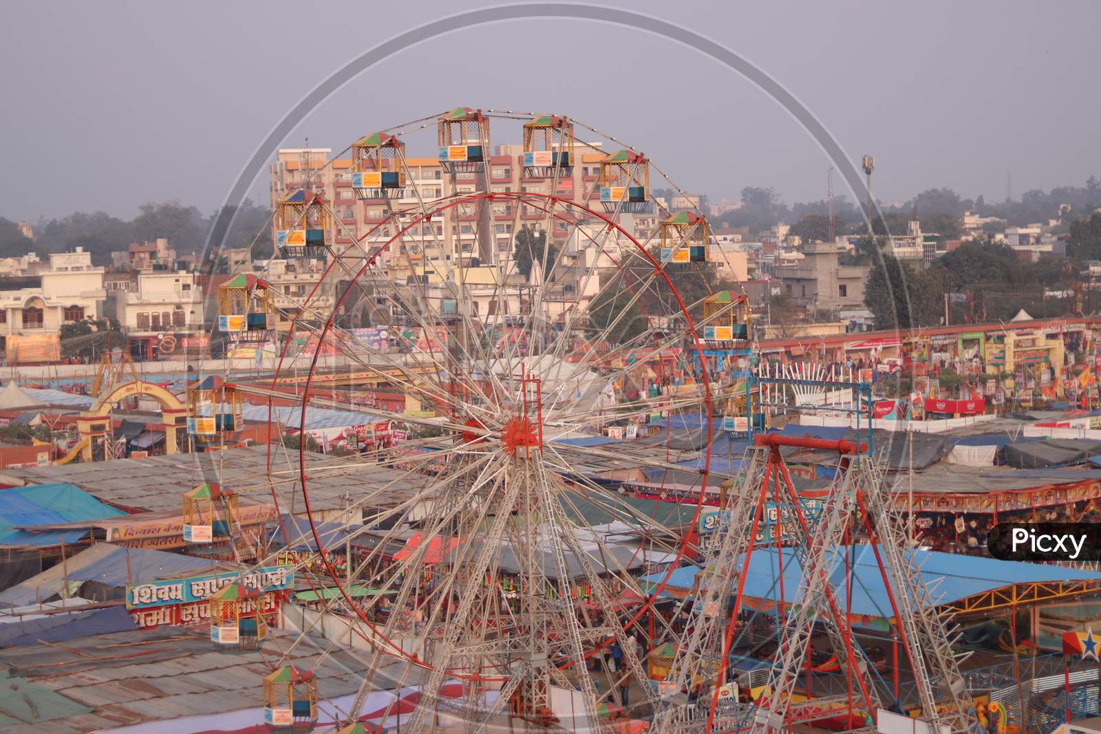 Giant Wheel In an Fair