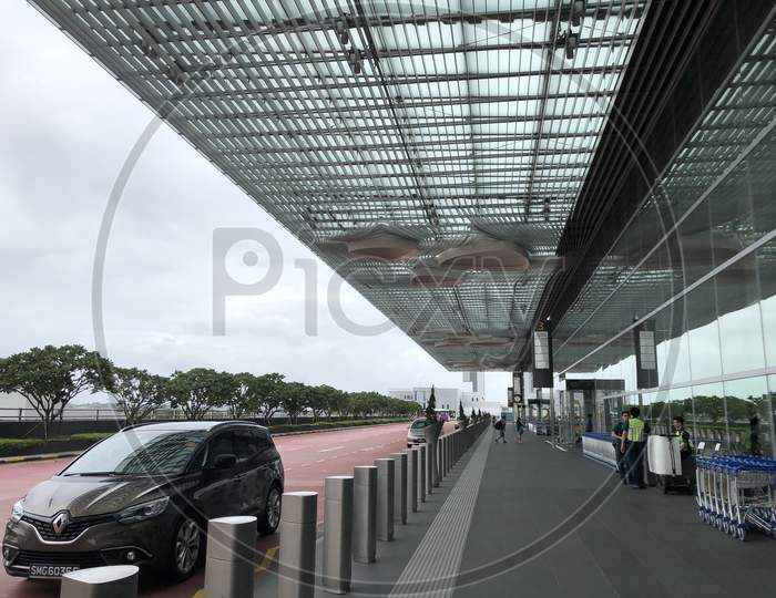 Terminal 4, Changi Airport, Singapore.