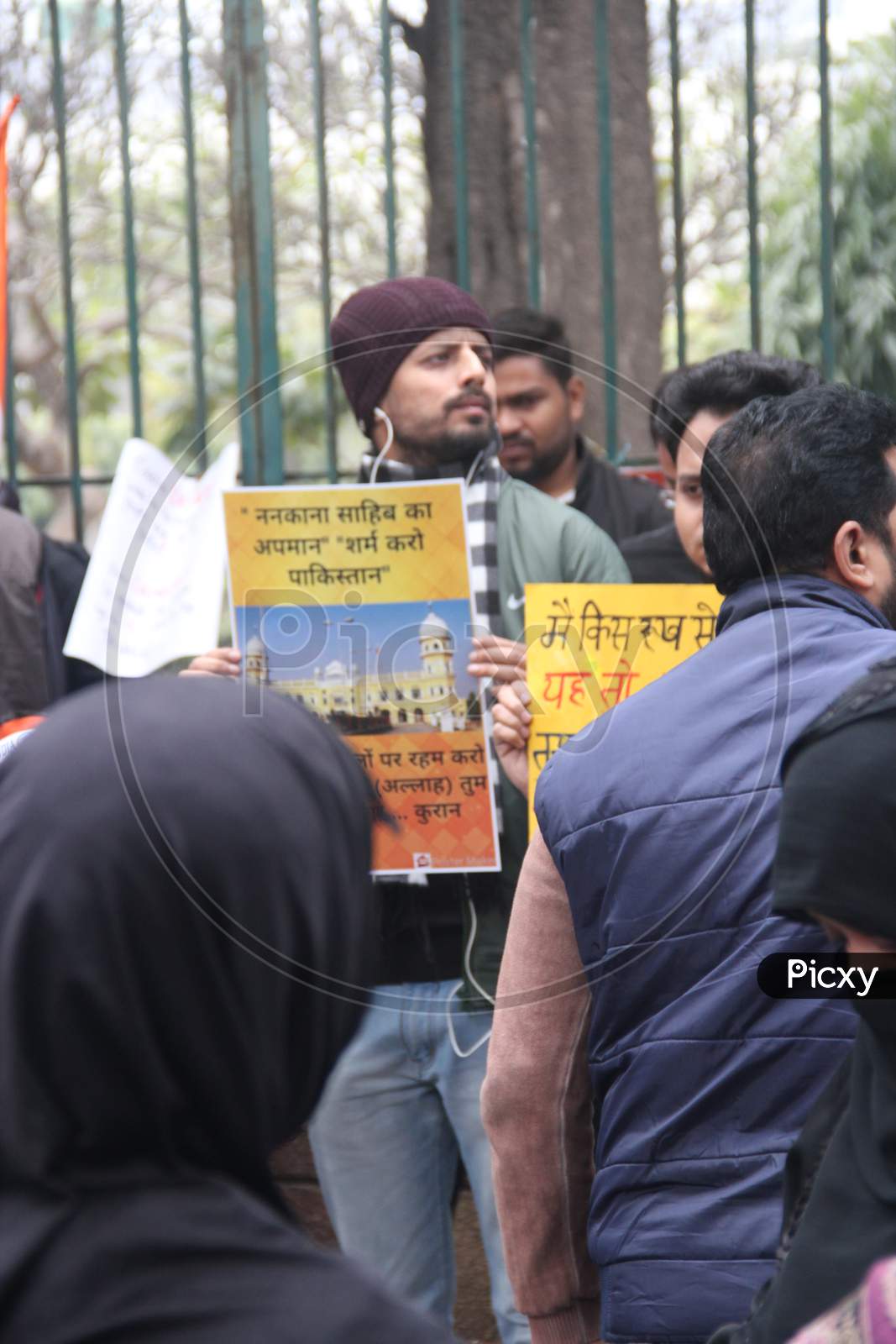 Protesters  Holding Anti CAB , CAA And NRC  Placards During A Protest