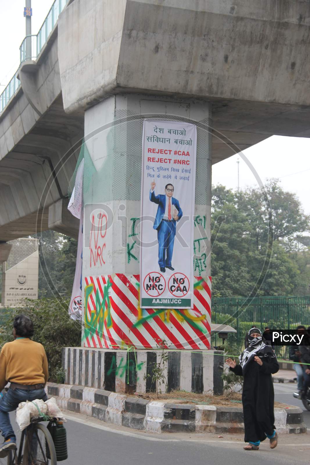Anti CAB, CAA and NRC Posters During Protest