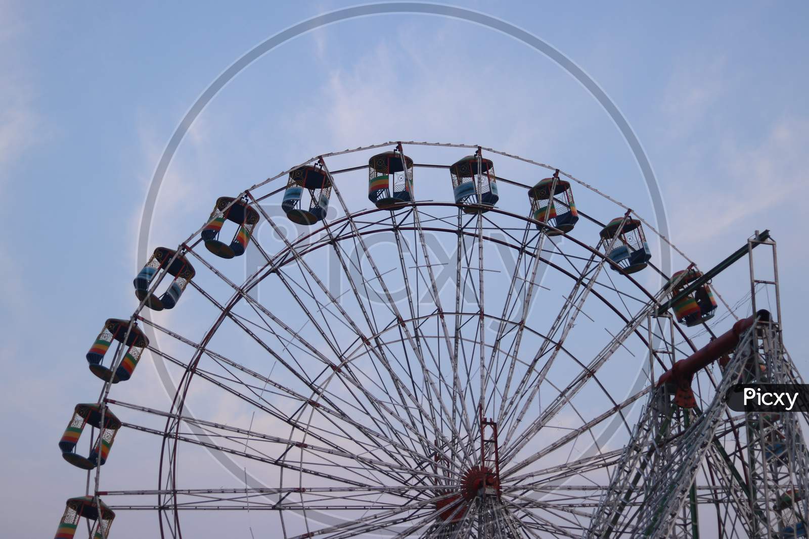 Giant Wheel In a Fair