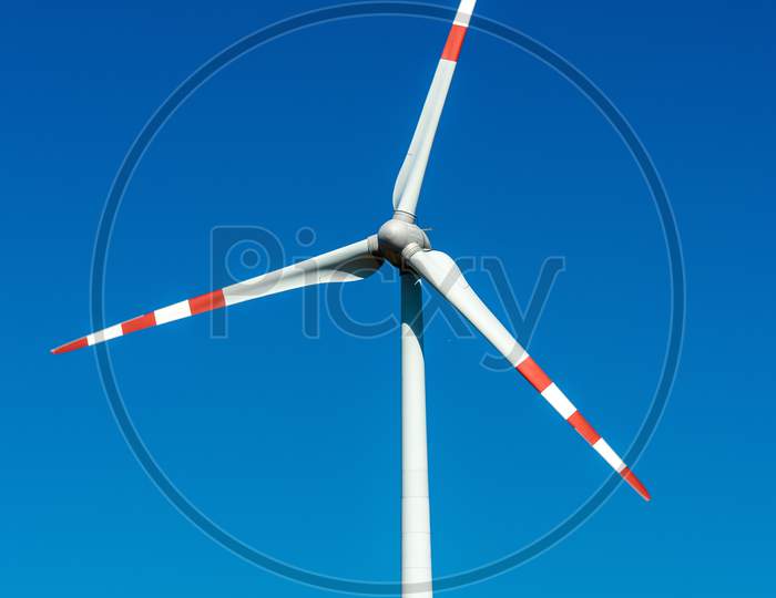 Turbine At A Wind Farm In Austria