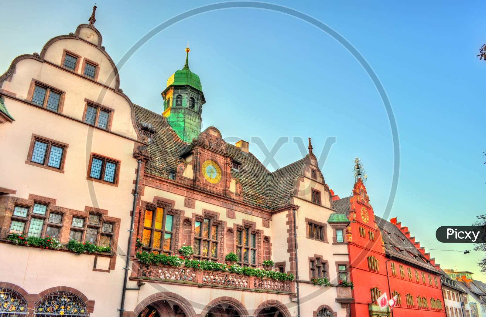 Town Hall Of Freiburg Im Breisgau, Germany