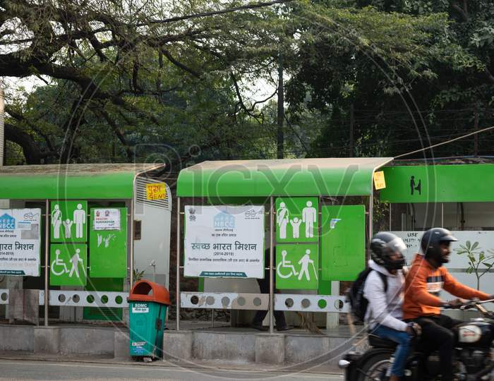 Swachh Public Toilets setup by NBCC under swachh Bharat Mission