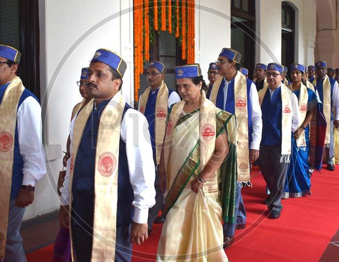 Professors At College Convocation Day