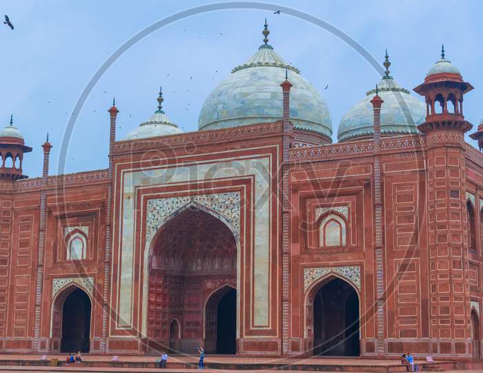Architecture Of  Gate Way For Taj Mahal in Agra