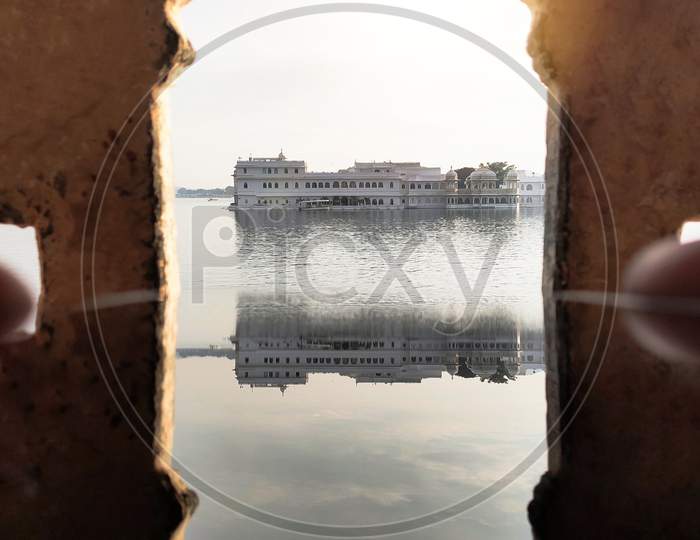 Reflection of palace