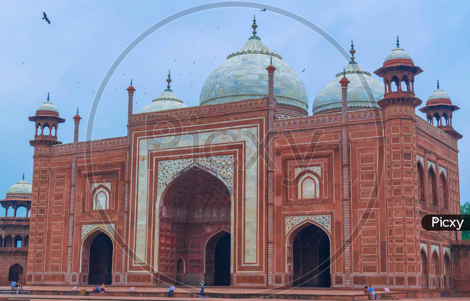 Architecture Of  Gate Way For Taj Mahal in Agra