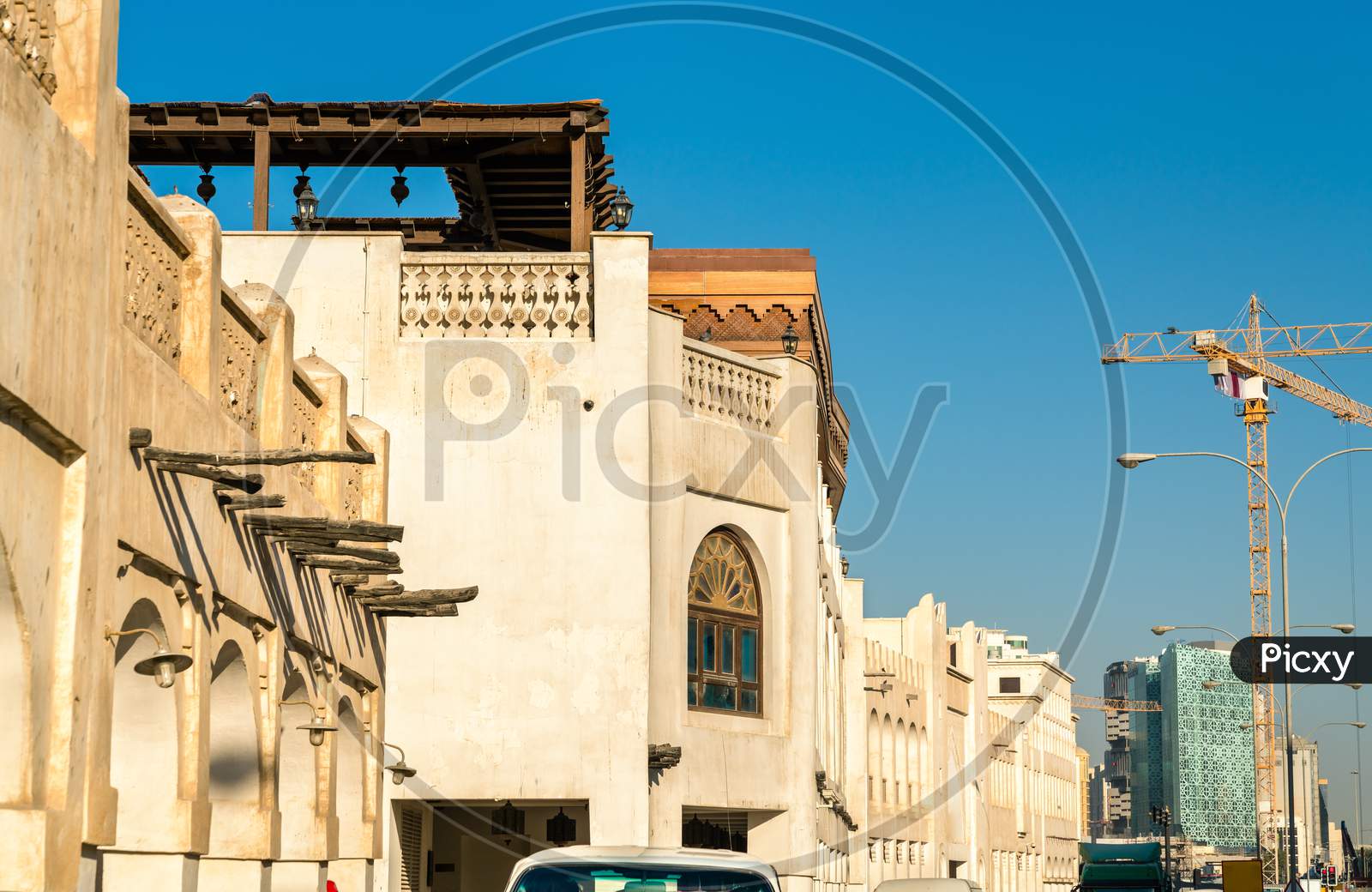 Buildings At Souq Waqif In Doha, Qatar