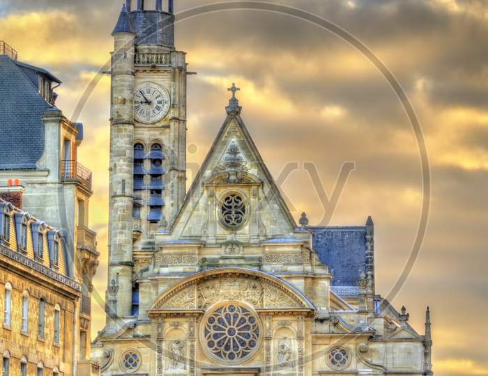 Saint Etienne Du Mont Church In Paris, France