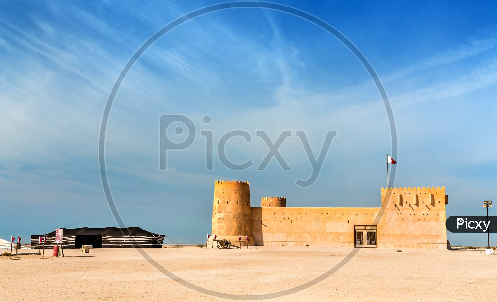 Al Zubara Fort In Qatar, Middle East