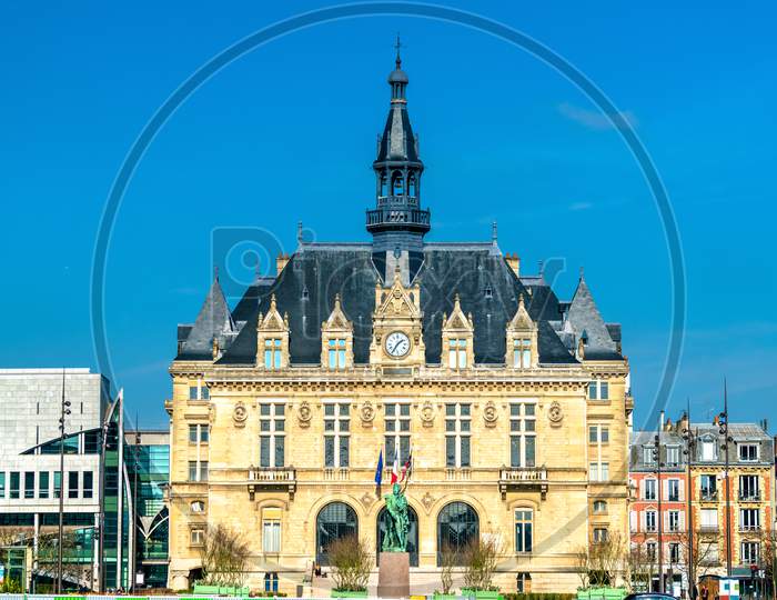 Mairie De Vincennes, The Town Hall Of Vincennes Near Paris, France
