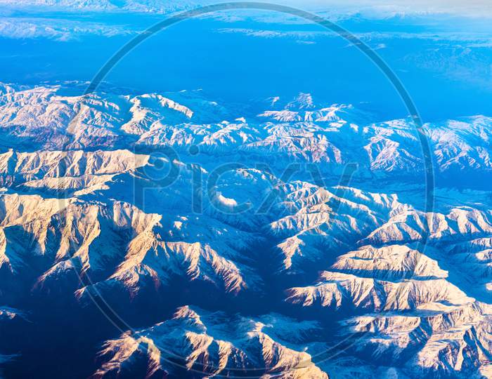 Aerial View Of Mountains In Northern Anatolia, Turkey