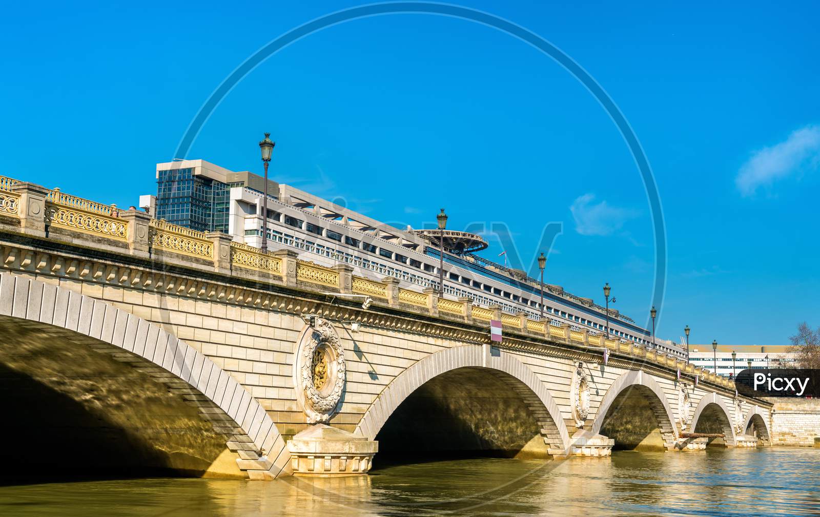 The Pont De Bercy, A Bridge Over The Seine In Paris, France