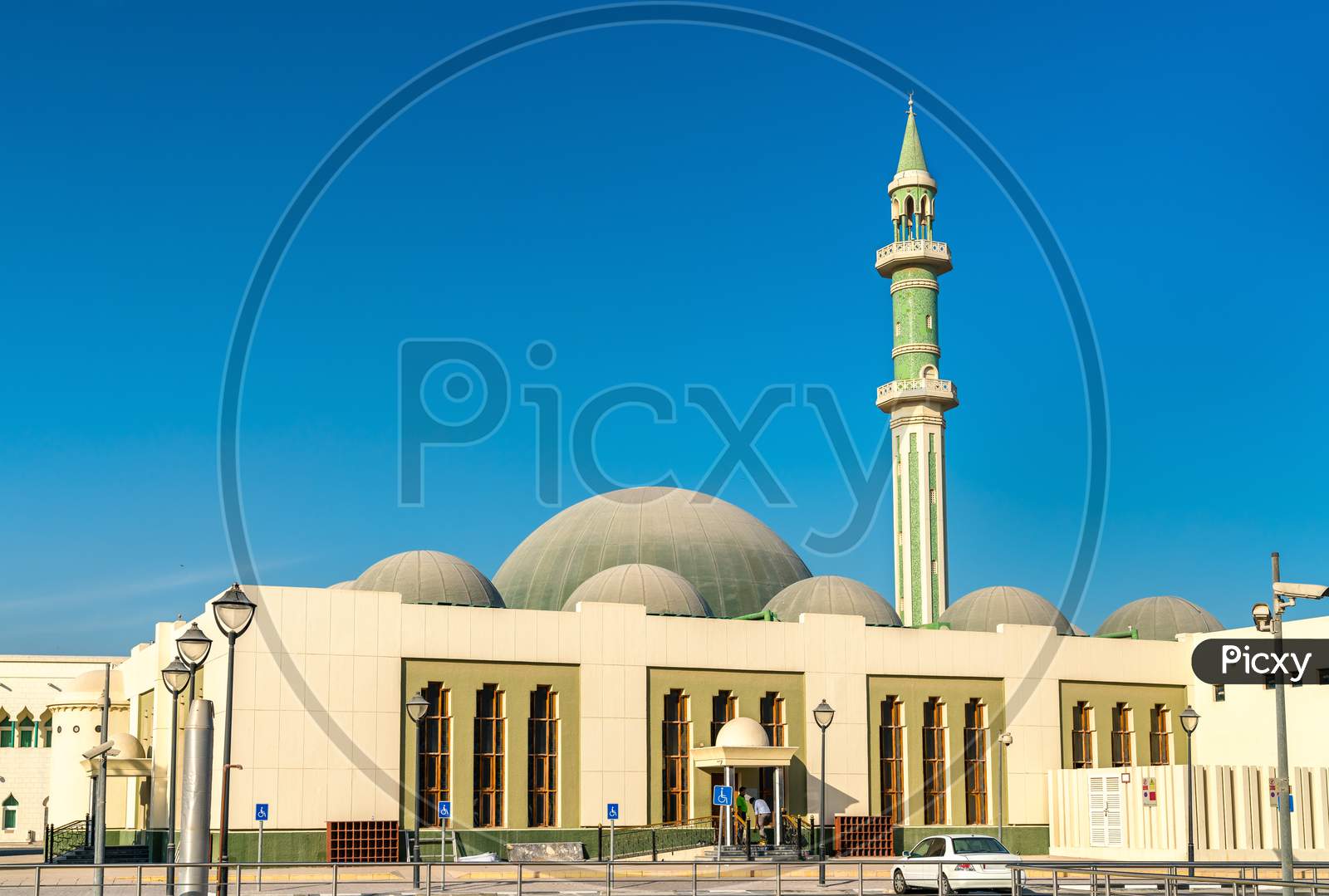 Al Shouyoukh Mosque In Doha, The Capital Of Qatar.