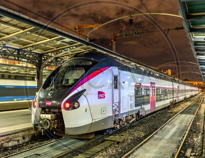 Coradia Liner Intercity Train At Paris-Est Station. France