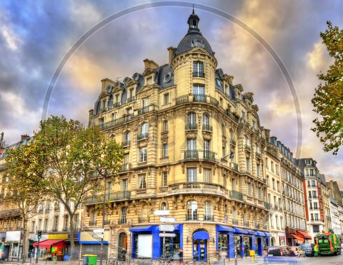 Typical Buildings In Paris, France