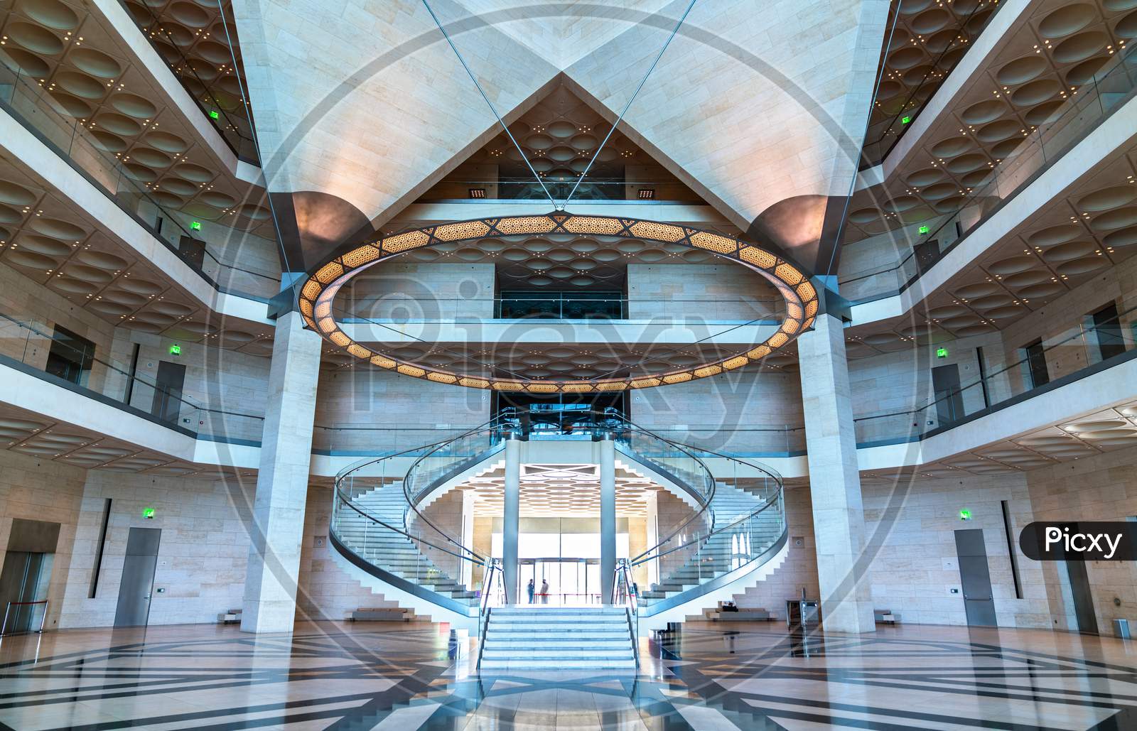Interior Of The Museum Of Islamic Art In Doha, Qatar