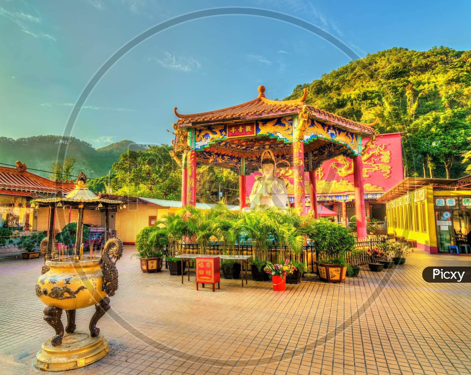 The Ten Thousand Buddhas Monastery In Hong Kong