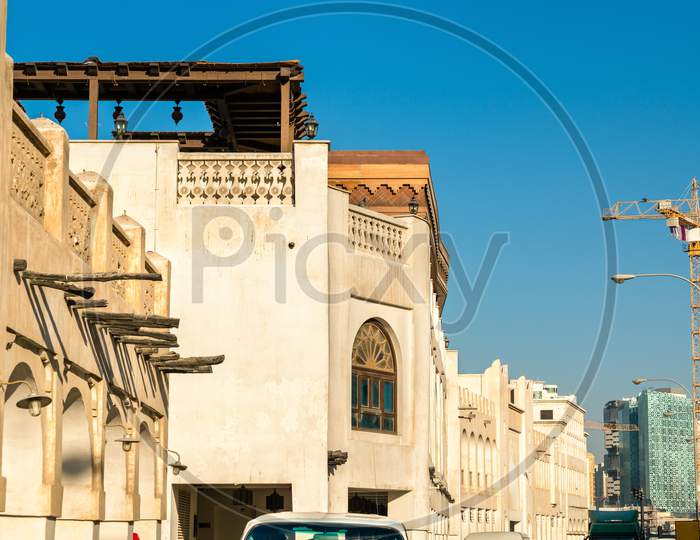 Buildings At Souq Waqif In Doha, Qatar
