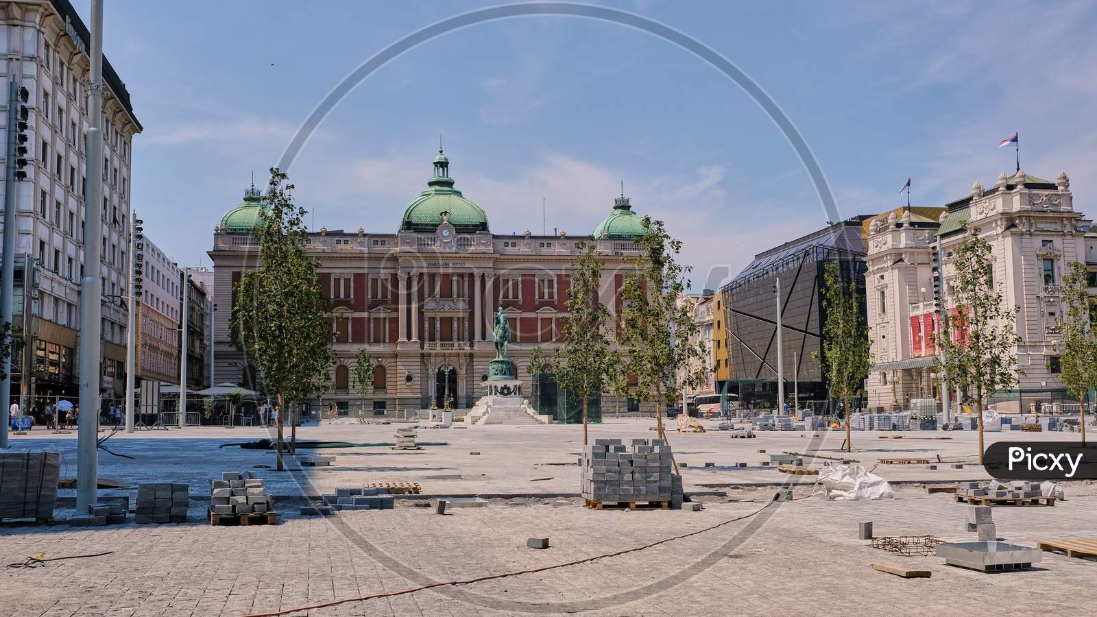 Reconstruction Of The Republic Square In Belgrade, The Capital Of Serbia