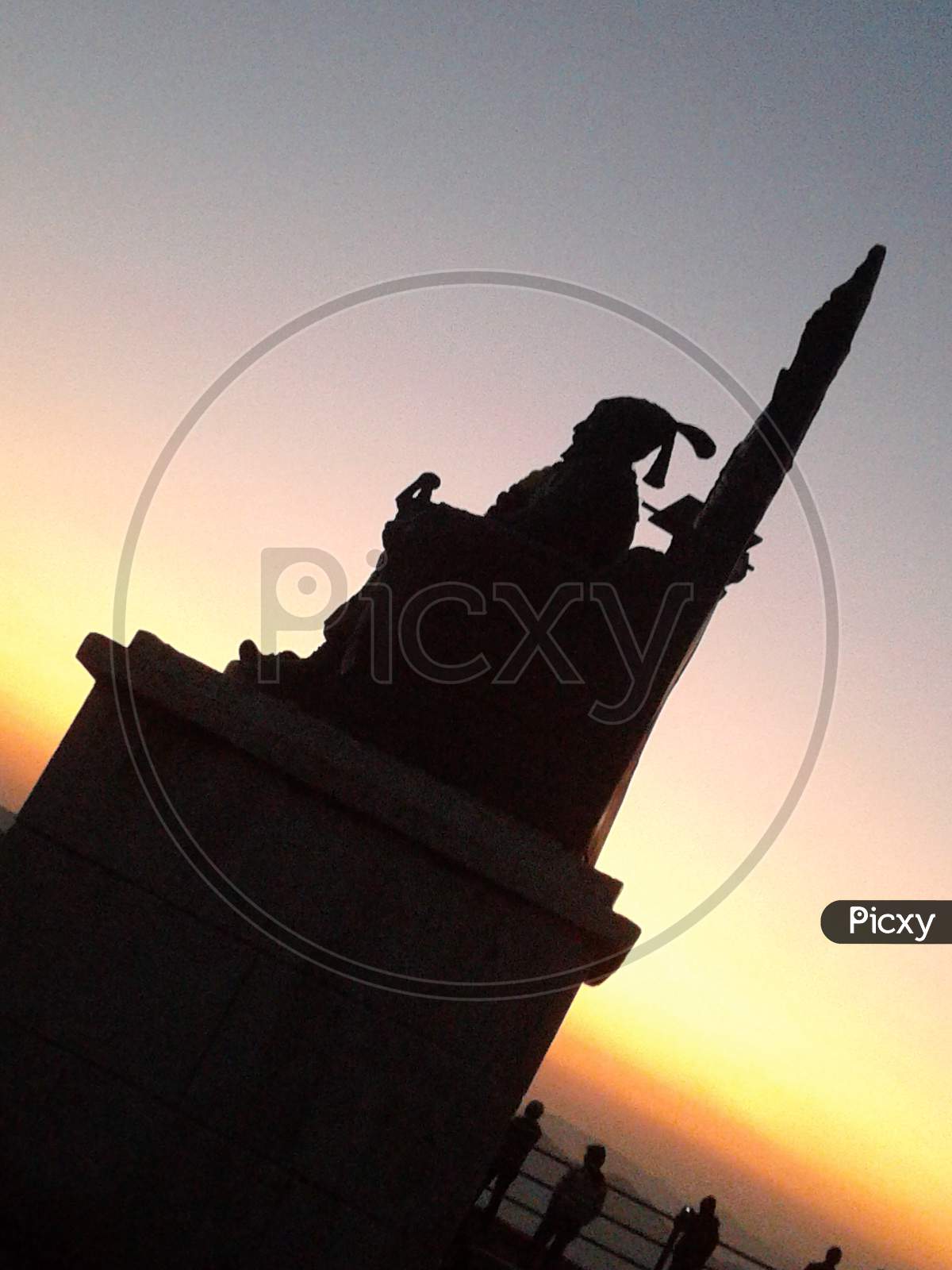 Pinterest Shivaji Maharaj Statue with Sunrise