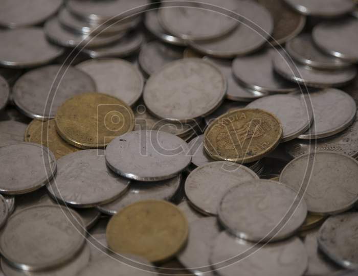 Indian Financial Coins Five Rupee Coin