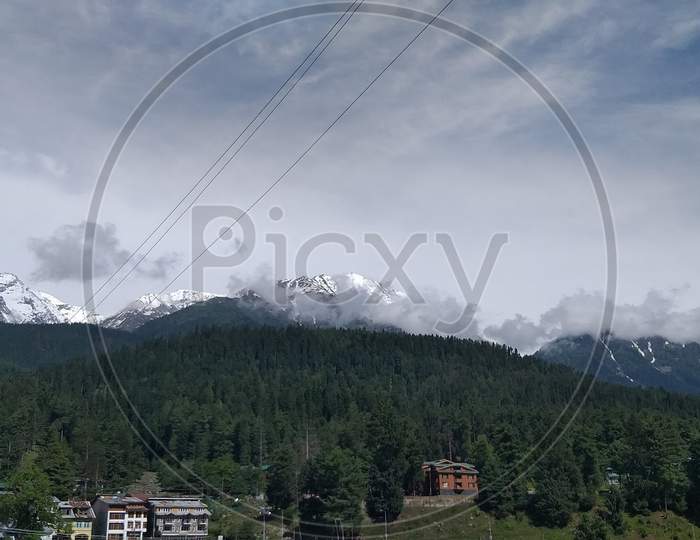 Pahalgam mountain view