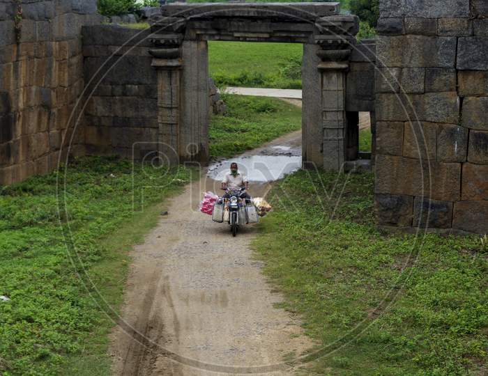 Majestic entrance of Historic Warangal fort