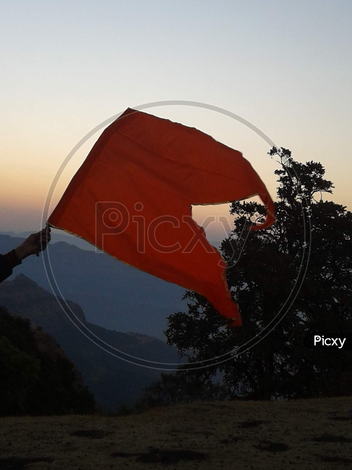 hindu pride orange colour flag