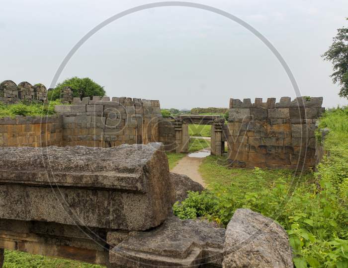 Majestic entrance of Historic Warangal fort