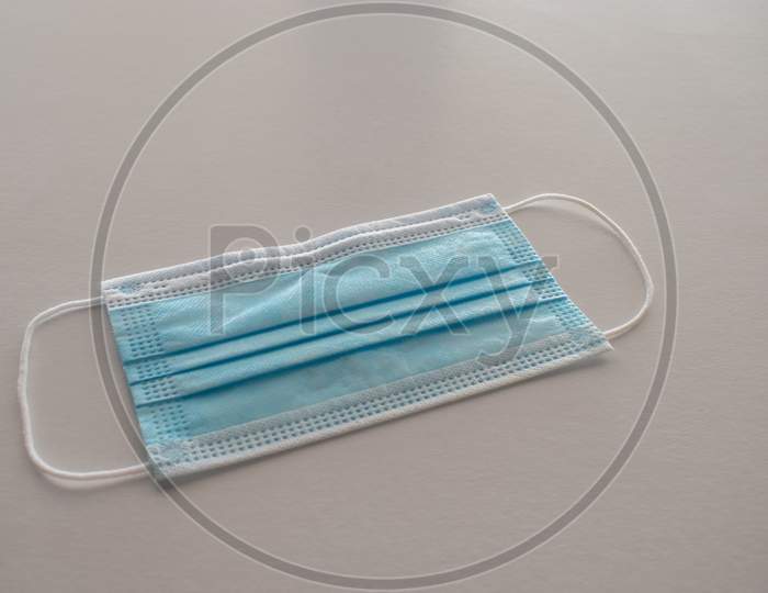 Blue Surgical Face Mask.