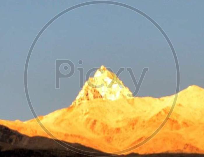 Reo Purgyul Highest peak in Himachal Pradesh India
