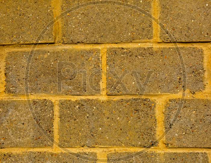 Grey Breeze Block Brick Wall Texture Background