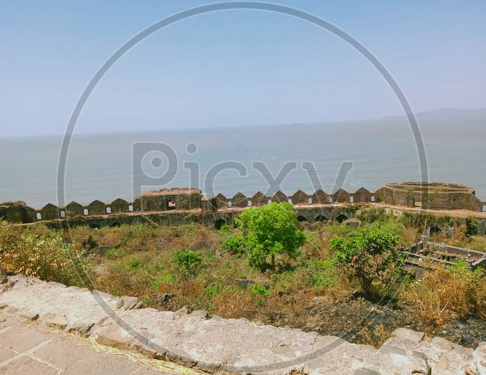 Sea Fort ,Coastal village Janjira