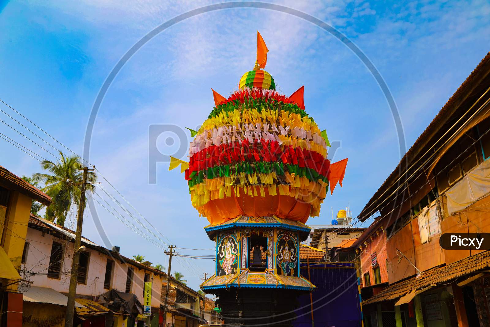 Gokarna Hindu Temple Shivaratri Cart Pull