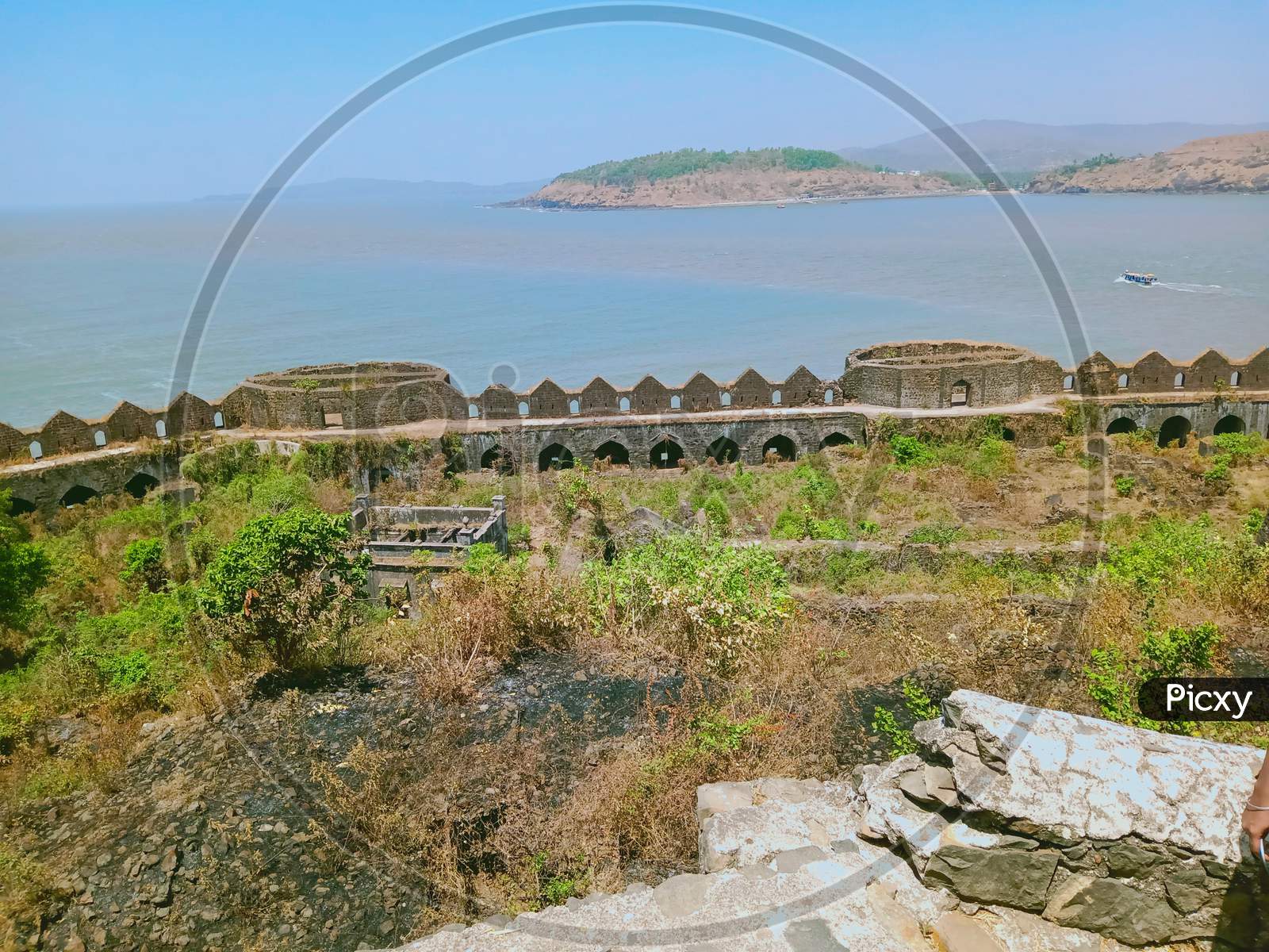 Sea Fort ,Coastal village, Murud Janjira