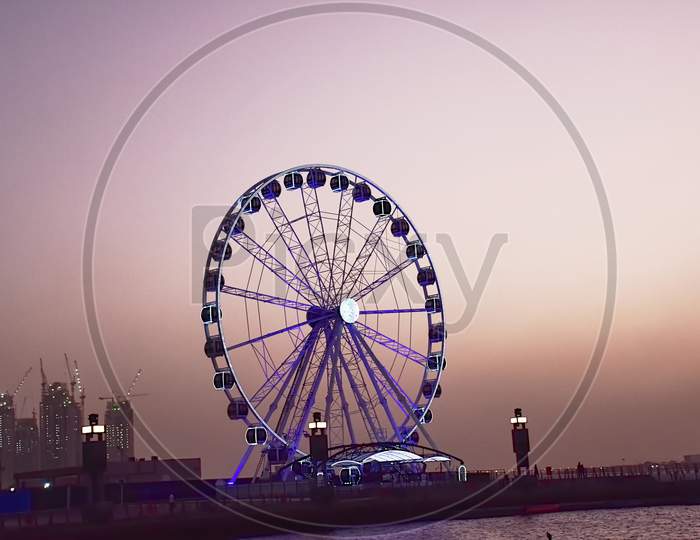 Ferris Wheel In Dubai Festival City Mall