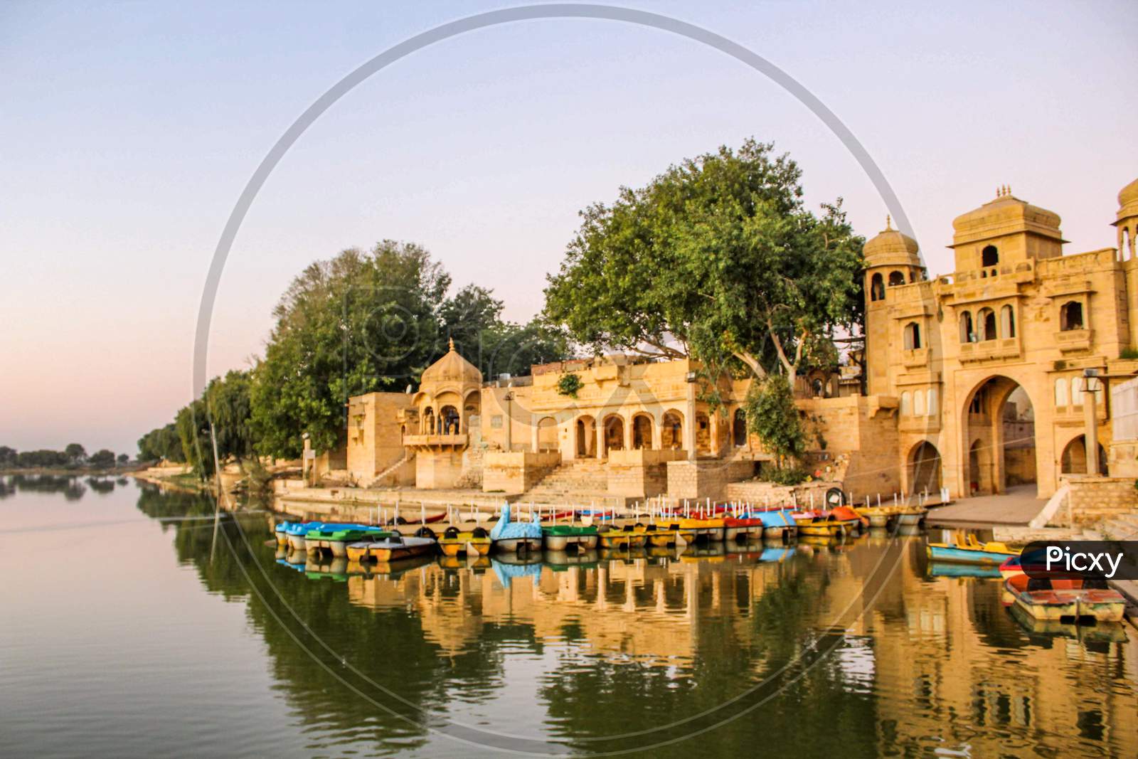 Gadisar Lake in Jaisalmer Rajasthan