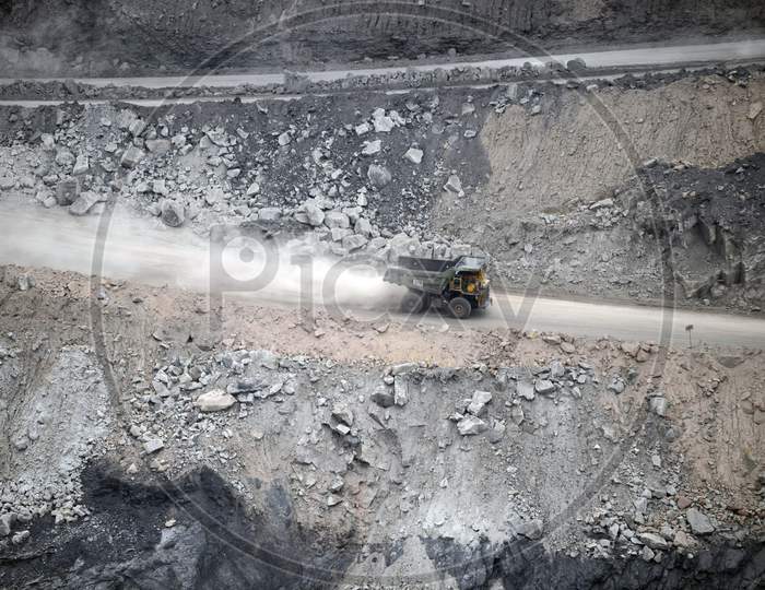 Coal mine dumper in South India