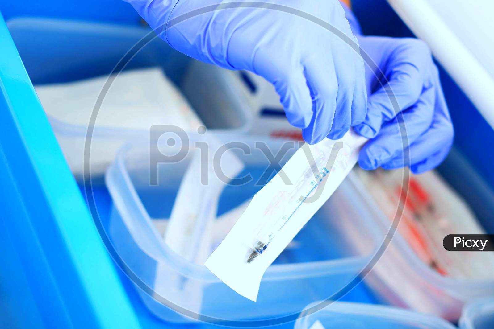 Equipment For The Packaging And Sterilization Of Medical Instruments In Use. Medical Sterile Packaging Tools.