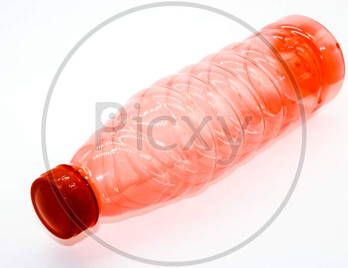 A Picture Of Water Bottle On White Background