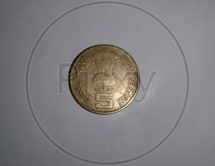 5 Rupees Commemorative Coin India VS Old Currency