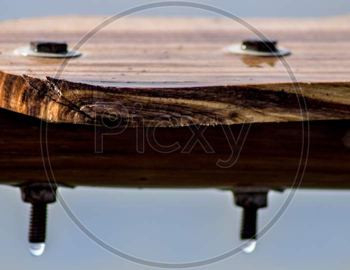 boat paddle wood water droplet