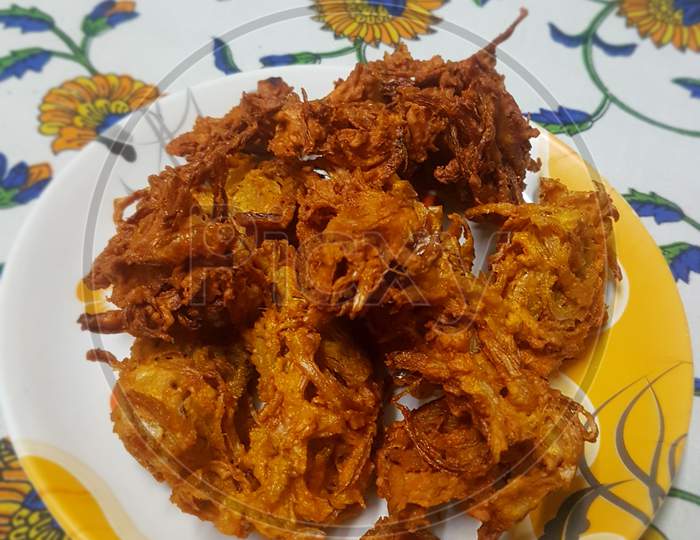 Indian Snacks - Kanda bhajji