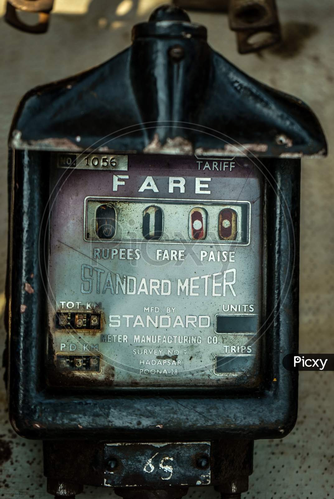 taxi meter vintage india