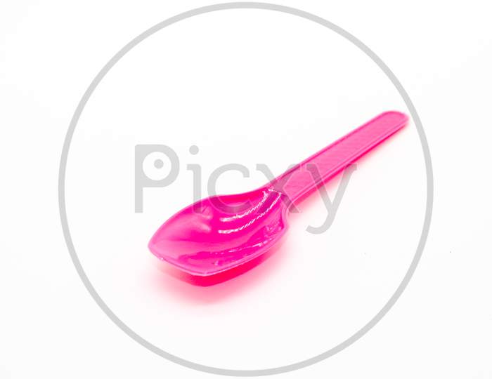 A Picture Of Spoon On White Background