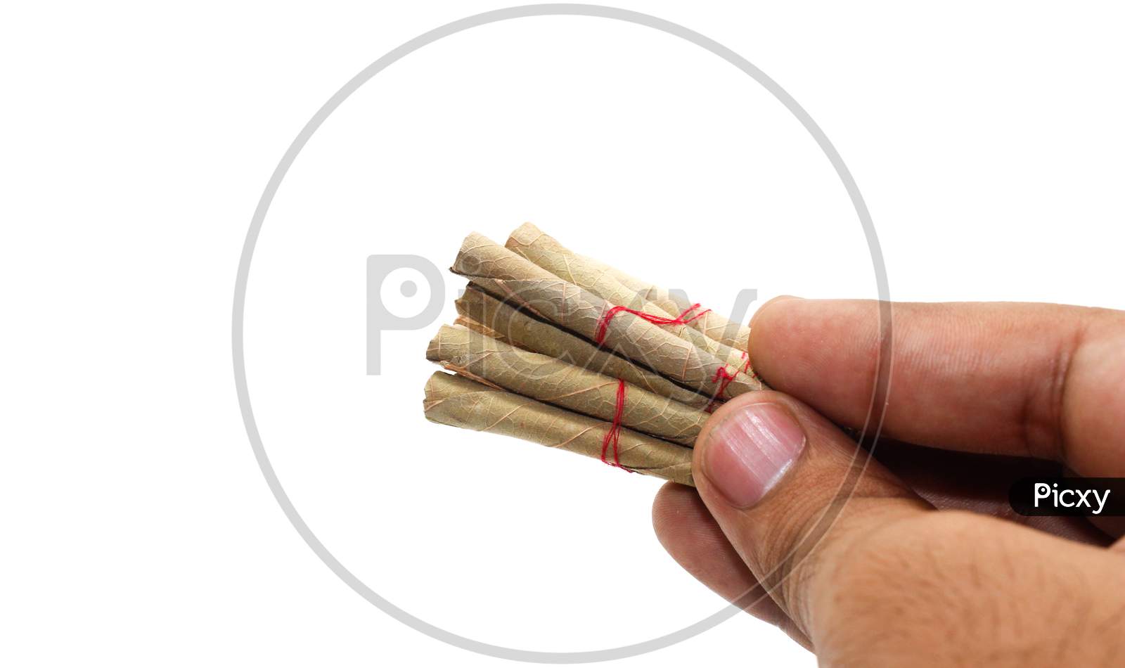 A Picture Of Cigar With White Background