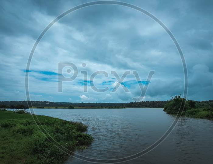 Landscape pic of sky and river