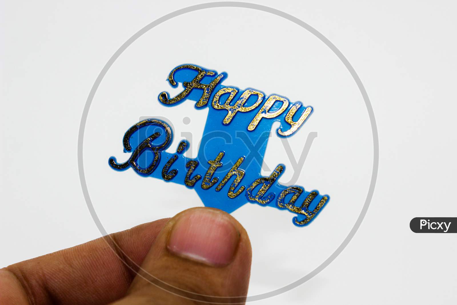 A Picture Of Happy Birthday Sign With White Background